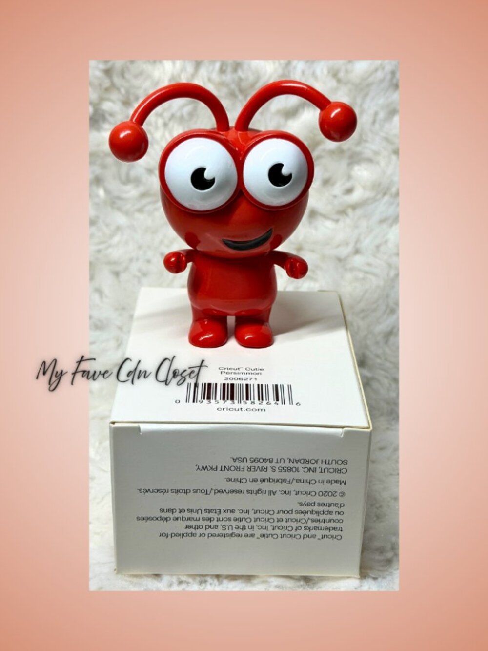 NEW in Box Cricut CUTIE Figurine **PERSIMMON**